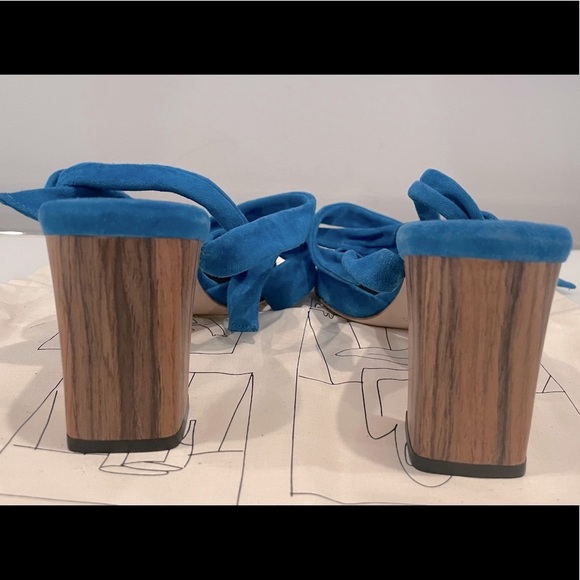 Sclaranndis RAVELLO Sandal Color: Azure Kid Suede - Size - 6US - Picture 8 of 11